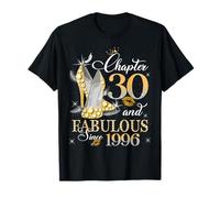 Chapter 30 Fabulous EST 1996 30th Birthday Queen Diamond Camiseta