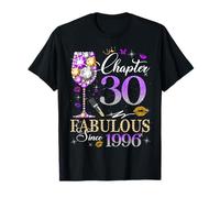 Chapter 30 Fabulous Since 1996 30th Birthday Women Girls Camiseta