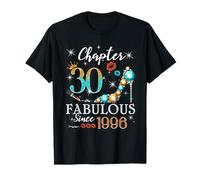 Chapter 30 Fabulous Since 1996 30th Birthday Women Girls Camiseta
