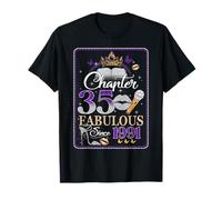 Chapter 35 Fabulous Since 1991 35th Birthday Women Girls Camiseta