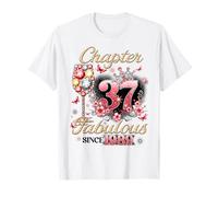 Chapter 37 Fabulous Since 1989 37th Birthday Women Girls Camiseta