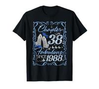 Chapter 38 Fabulous EST 1988 38th Birthday Queen Diamond Camiseta