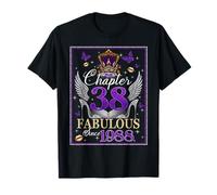 Chapter 38 Fabulous Since 1988 38th Birthday Women Girls Camiseta