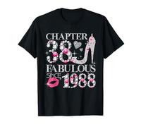 Chapter 38 Fabulous Since 1988 38th Birthday Women Girls Camiseta