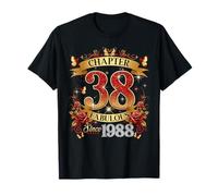 Chapter 38 Fabulous Since 1988 38th Birthday Women Girls Camiseta