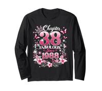 Chapter 38 Fabulous Since 1988 Floral 38th Birthday Women Manga Larga