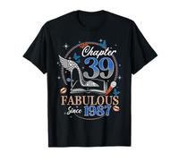 Chapter 39 Fabulous Since 1987 High Heel 39th Birthday Women Camiseta