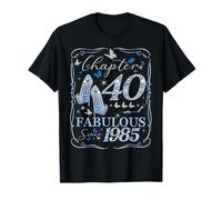 Chapter 40 Fabulous Since 1985 40th Diamond Birthday Queen Camiseta