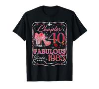 Chapter 40 Fabulous Since 1985 40th Diamond Birthday Queen Camiseta