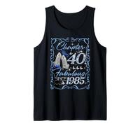 Chapter 40 Fabulous Since 1985 40th Diamond Birthday Queen Camiseta sin Mangas