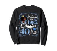 Chapter 40 Fabulous Since 1985 40th Diamond Birthday Queen Sudadera
