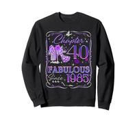 Chapter 40 Fabulous Since 1985 40th Diamond Birthday Queen Sudadera