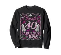 Chapter 40 Fabulous Since 1985 40th Diamond Birthday Queen Sudadera