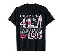 Chapter 41 Fabulous Since 1985 41st Birthday Women Girls Camiseta