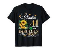 Chapter 41 Fabulous Since 1985 41st Birthday Women Girls Camiseta