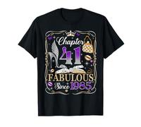 Chapter 41 Fabulous Since 1985 High Heel 41st Birthday Women Camiseta