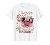 Chapter 42 Fabulous Since 1984 42nd Birthday Women Girls Camiseta