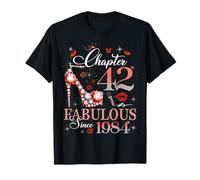 Chapter 42 Fabulous Since 1984 42nd Birthday Women Girls Camiseta