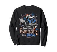 Chapter 42 Fabulous Since 1984 High Heel 42nd Birthday Women Sudadera