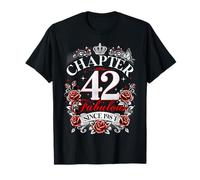 Chapter 42 Fabulous Since 1984 Roses 42nd Birthday Women Camiseta