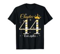 Chapter 44 Fabulous Since 1982 44th Birthday Women Girls Camiseta