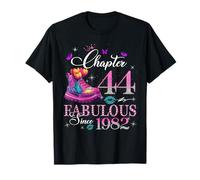 Chapter 44 Fabulous Since 1982 44th Birthday Women Girls Camiseta