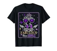 Chapter 44 Fabulous Since 1982 High Heel 44th Birthday Women Camiseta