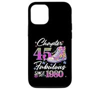 Chapter 45 EST 1980 45 Years Old Gifts 45th Birthday Queen Carcasa para iPhone 12/12 Pro