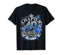 Chapter 49 Fabulous Since 1977 Roses 49th Birthday Women Camiseta