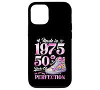 Chapter 50 EST 1975 50 Years Old Gifts 50th Birthday Queen Carcasa para iPhone 12/12 Pro