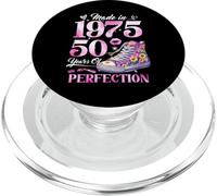 Chapter 50 EST 1975 50 Years Old Gifts 50th Birthday Queen PopSockets PopGrip para MagSafe