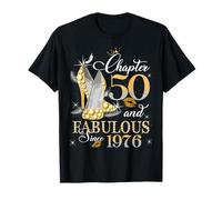 Chapter 50 Fabulous EST 1976 50th Birthday Queen Diamond Camiseta