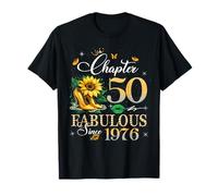 Chapter 50 Fabulous Since 1976 50th Birthday Women Girls Camiseta
