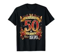 Chapter 50 Fabulous Since 1976 50th Birthday Women Girls Camiseta