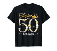 Chapter 50 Fabulous Since 1976 50th Birthday Women Girls Camiseta