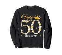 Chapter 50 Fabulous Since 1976 50th Birthday Women Girls Sudadera