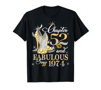 Chapter 52 Fabulous EST 1974 52nd Birthday Queen Diamond Camiseta