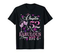 Chapter 52 Fabulous EST 1974 52nd Birthday Queen Diamond Camiseta