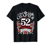 Chapter 52 Fabulous Since 1974 Roses 52nd Birthday Women Camiseta
