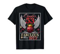 Chapter 53 Fabulous EST. 1973 Disco Ball 53rd Birthday Women Camiseta