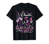 Chapter 54 Fabulous EST 1972 54th Birthday Queen Diamond Camiseta