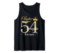 Chapter 54 Fabulous EST 1972 54th Birthday Queen Diamond Camiseta sin Mangas