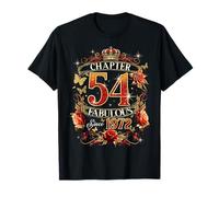 Chapter 54 Fabulous Since 1972 54th Birthday Women Girls Camiseta