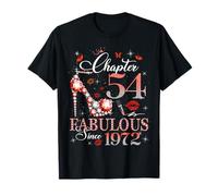 Chapter 54 Fabulous Since 1972 54th Birthday Women Girls Camiseta