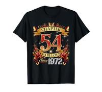 Chapter 54 Fabulous Since 1972 54th Birthday Women Girls Camiseta