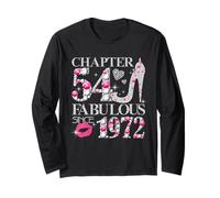 Chapter 54 Fabulous Since 1972 54th Birthday Women Girls Manga Larga