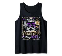 Chapter 55 Fabulous Since 1971 High Heel 55th Birthday Women Camiseta sin Mangas