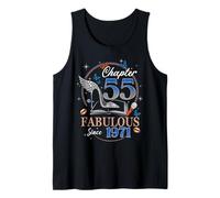 Chapter 55 Fabulous Since 1971 High Heel 55th Birthday Women Camiseta sin Mangas