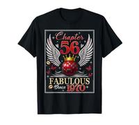 Chapter 56 Fabulous EST. 1970 Disco Ball 56th Birthday Women Camiseta