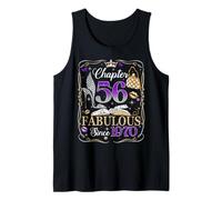 Chapter 56 Fabulous Since 1970 High Heel 56th Birthday Women Camiseta sin Mangas